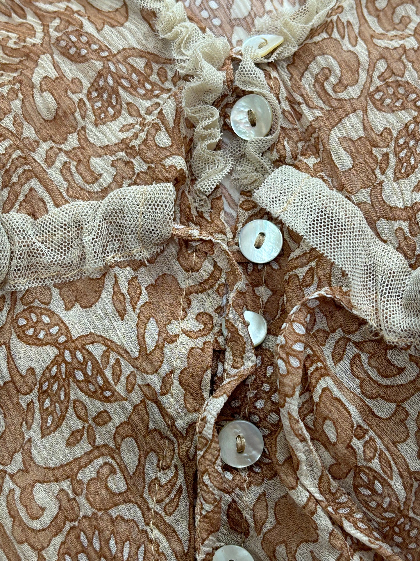 silk delicate button cami