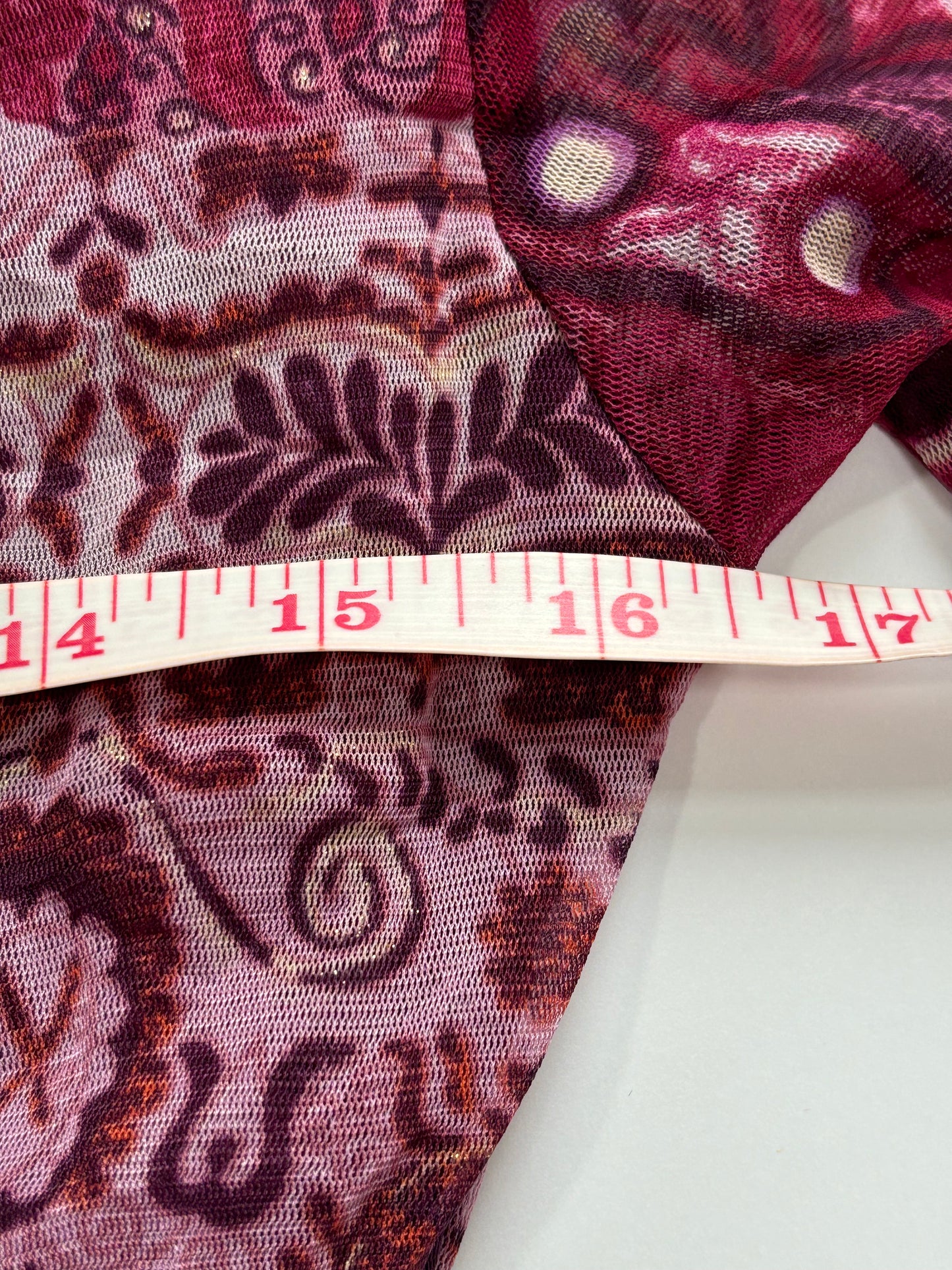 long sleeve purple asymmetrical top