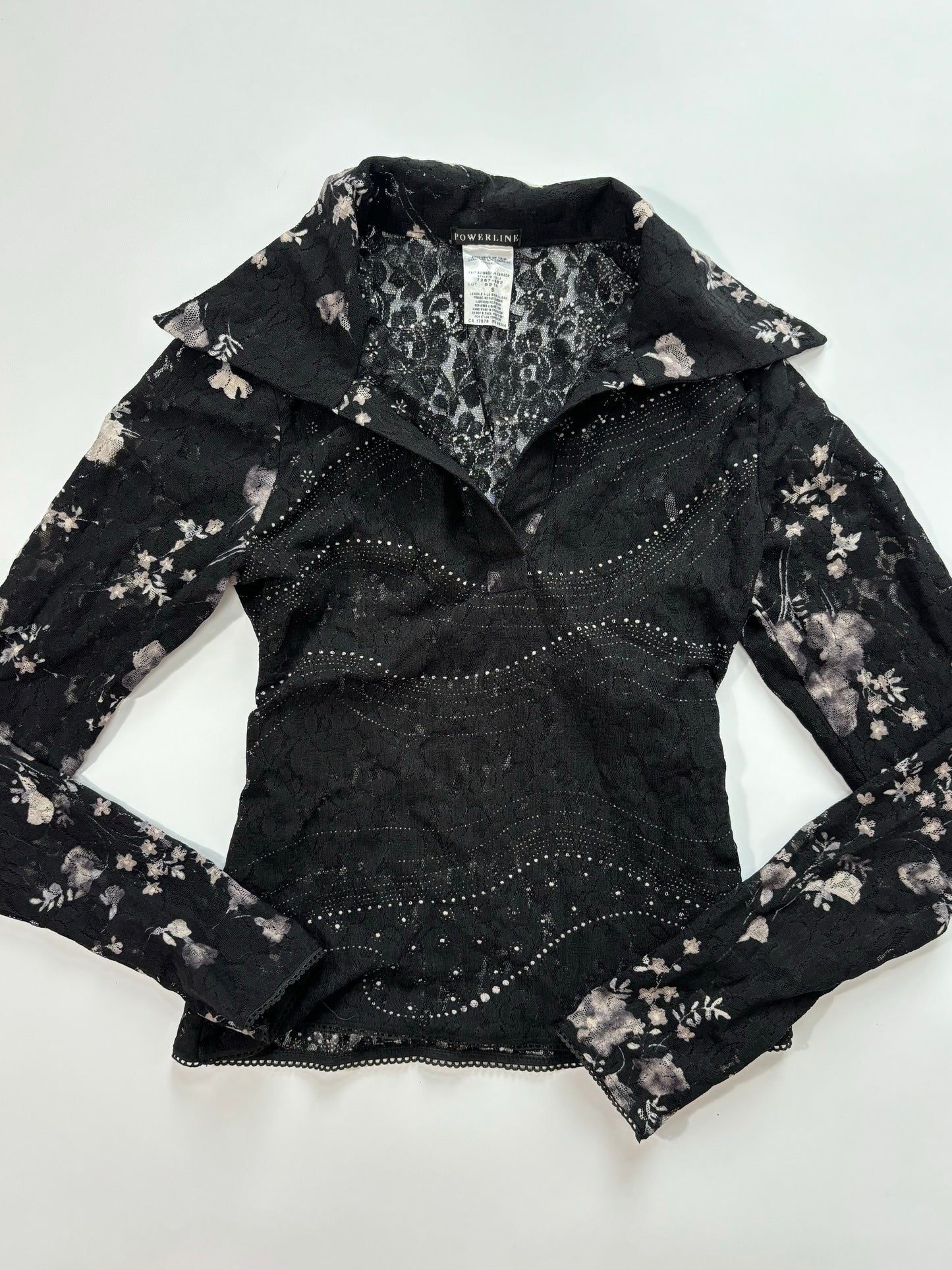 long sleeve lace shirt