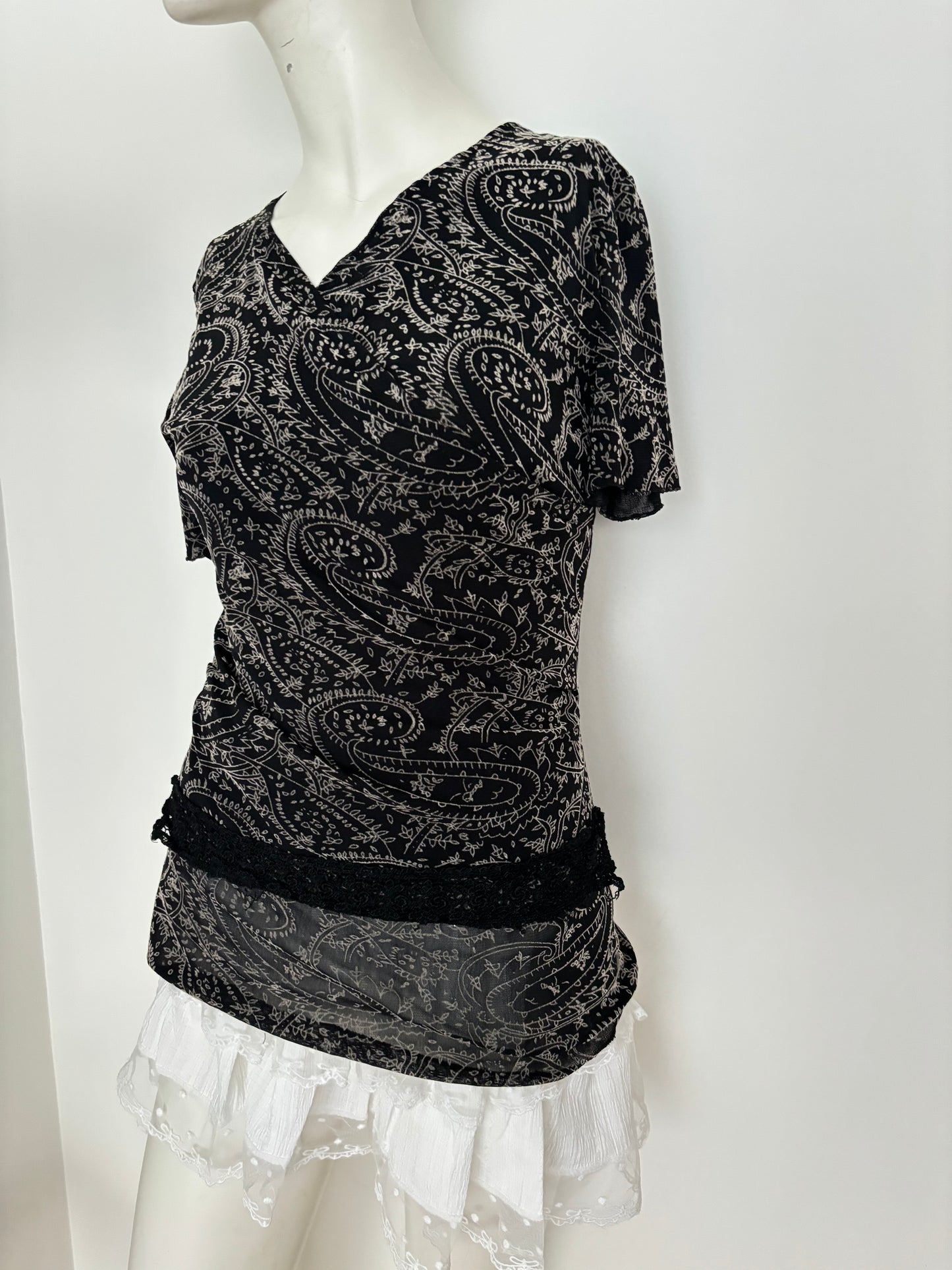 whimsical wrap top