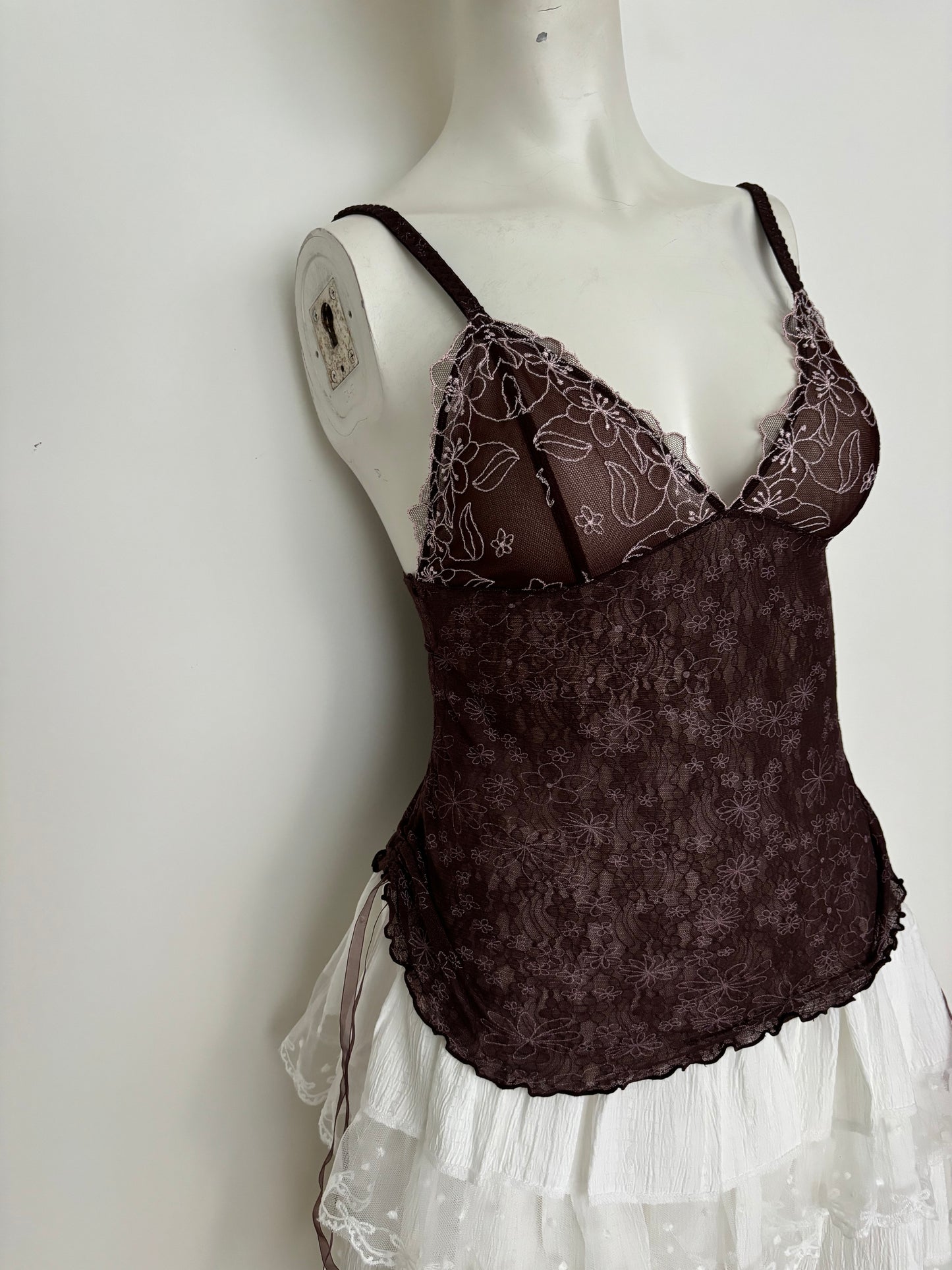 purple delicate cami