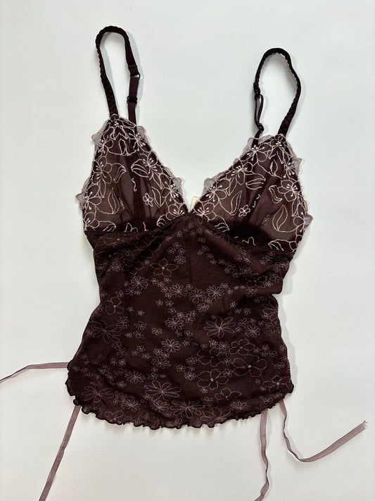 purple delicate cami