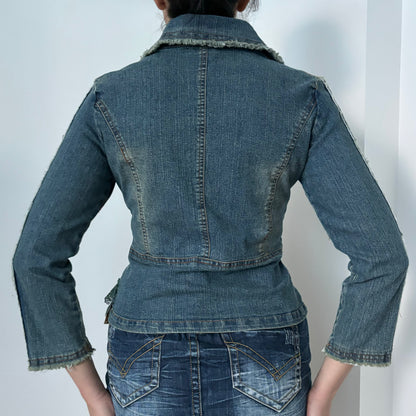 PIK Blue lace tie jacket