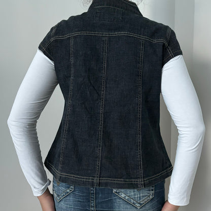 Eyelet Short Sleeve Jacket