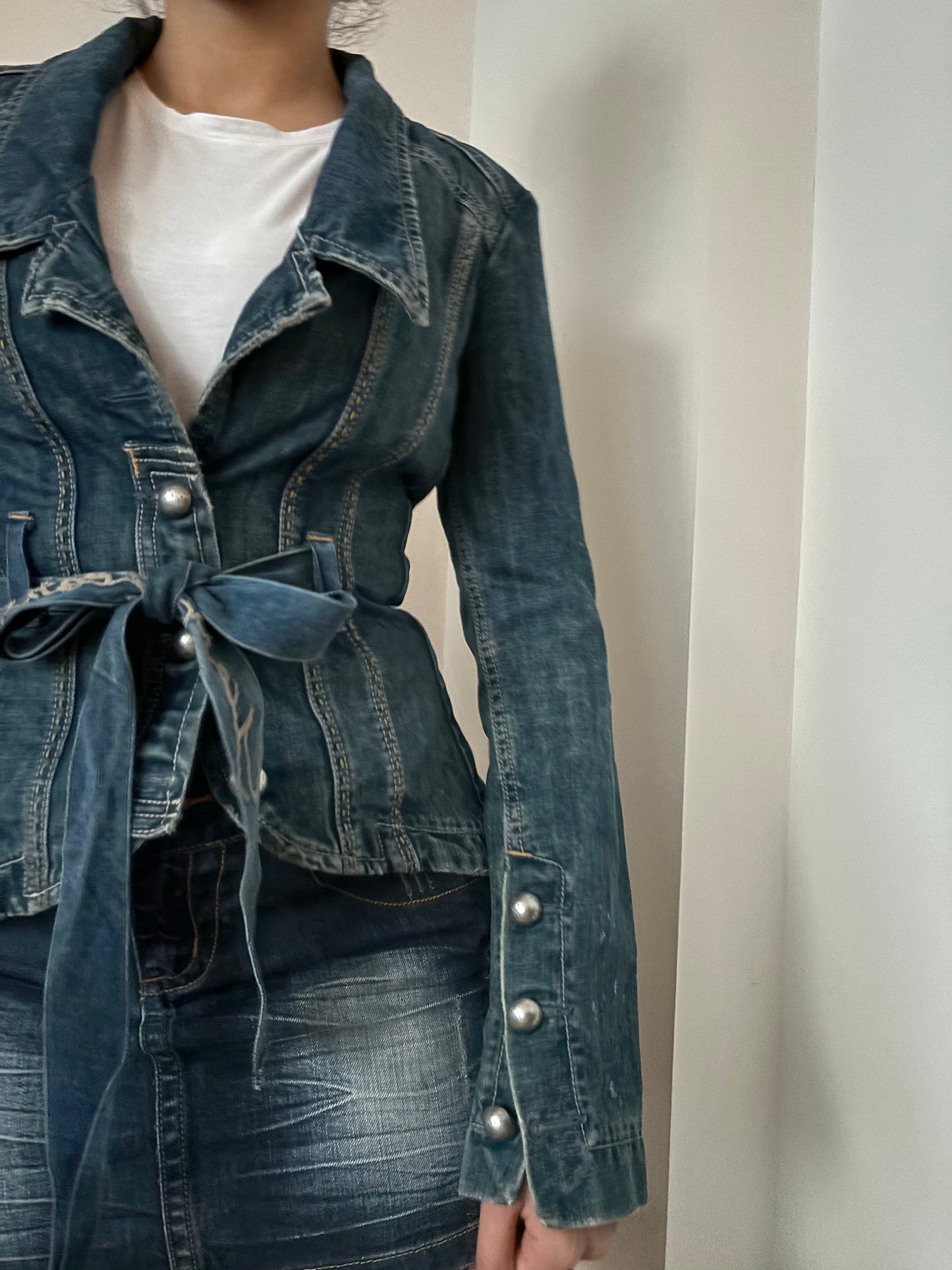 Guess Tie up Denim Jacket