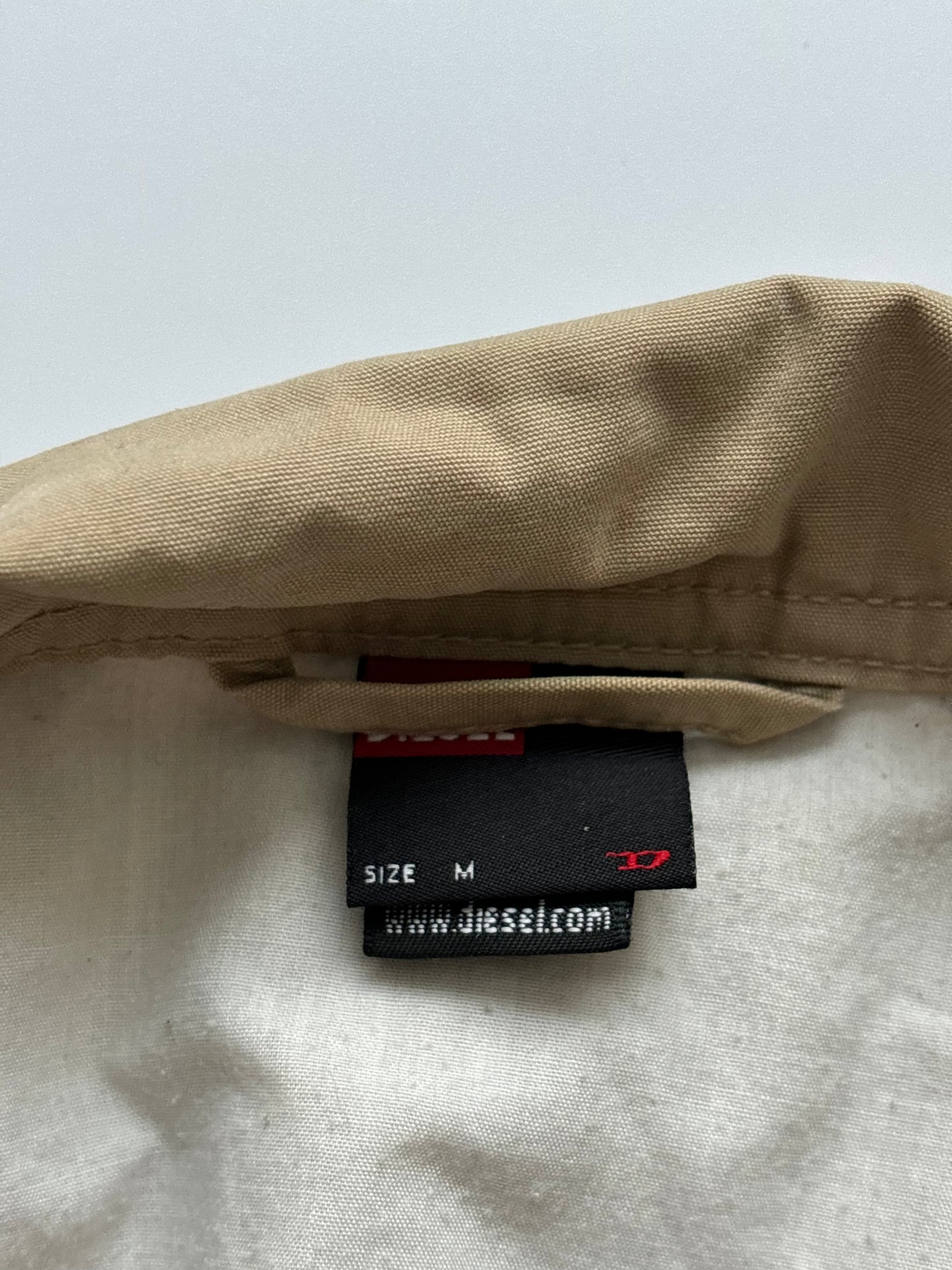 Diesel asymmetrical trench coat