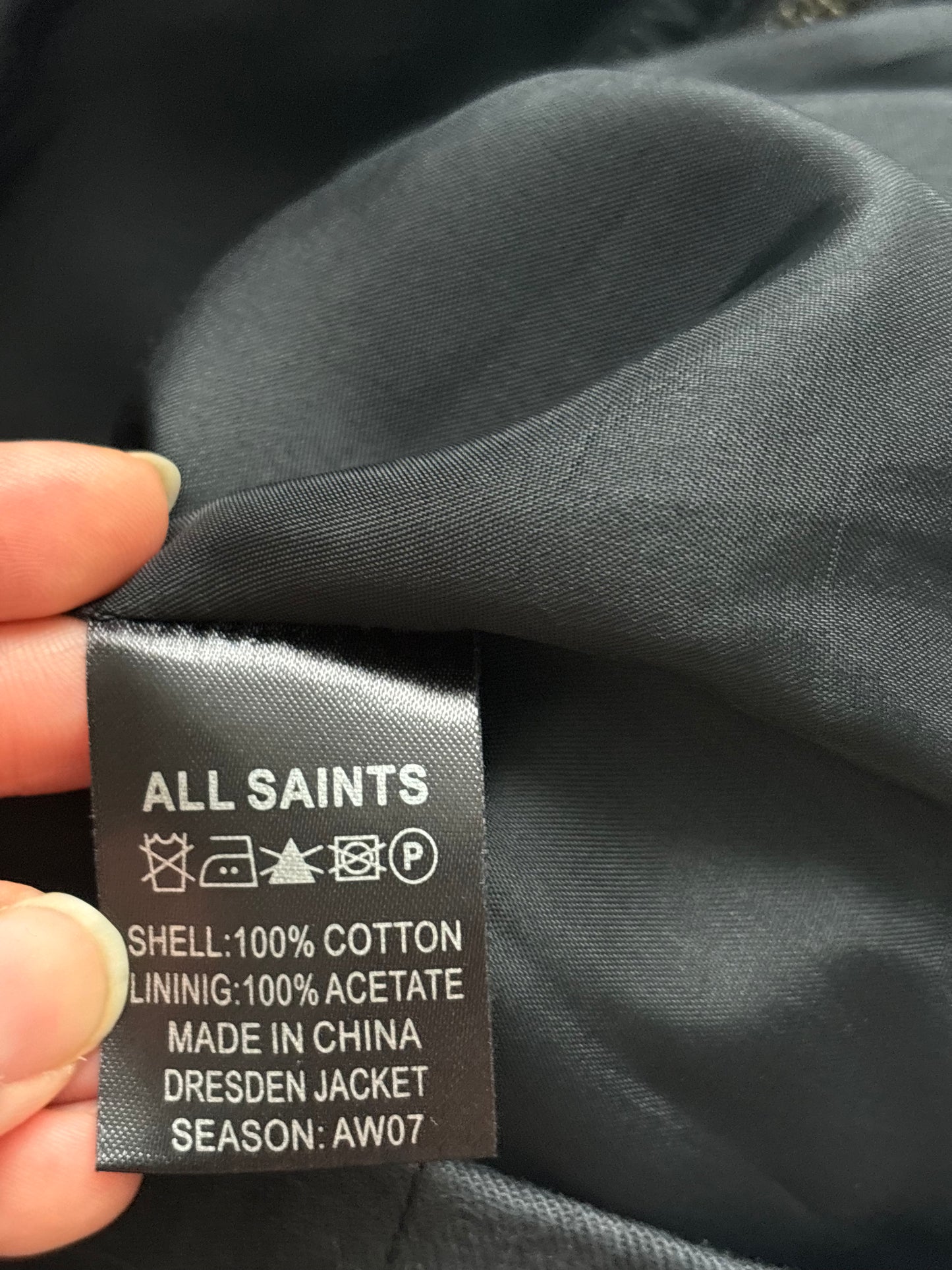 Assymetrical Zip Black jacket