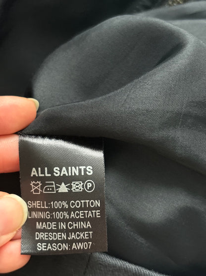 Assymetrical Zip Black jacket