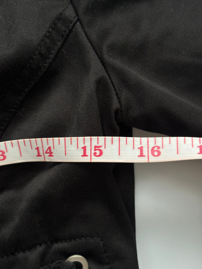 Diesel asymmetrical black zip