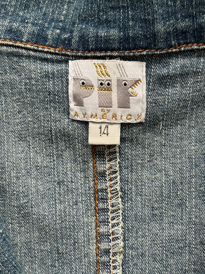 PIK Blue lace tie jacket