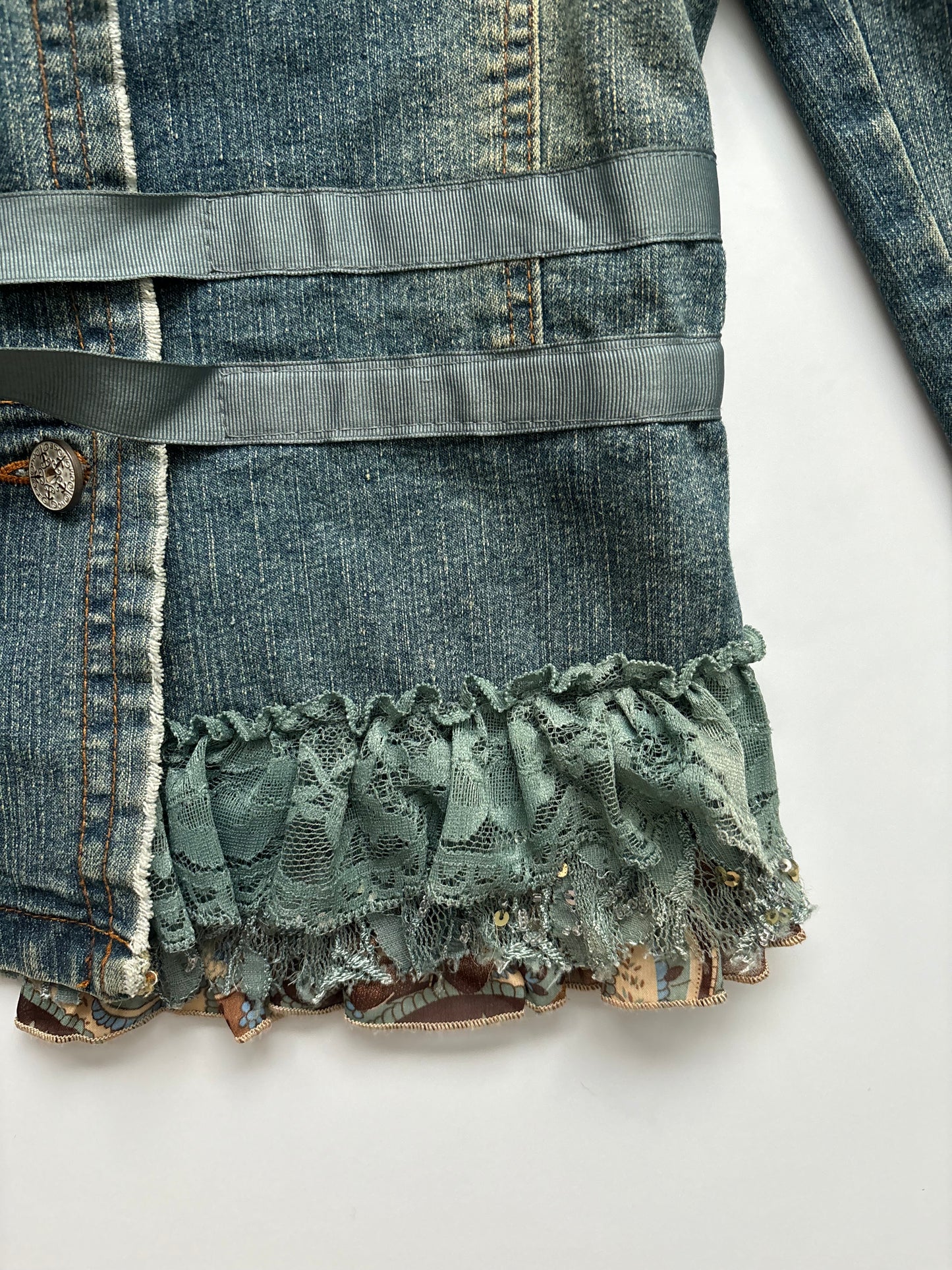 PIK Blue lace tie jacket