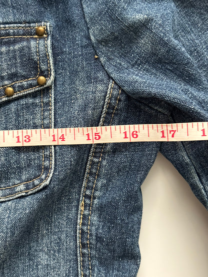 Baccini Italian military denim jacket