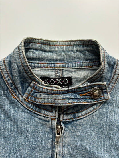 XOXO Short Sleeve denim jacket