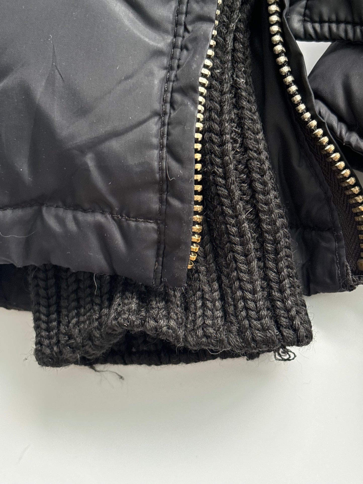 Miss Sixty Asymmetrical Puffer Jacket