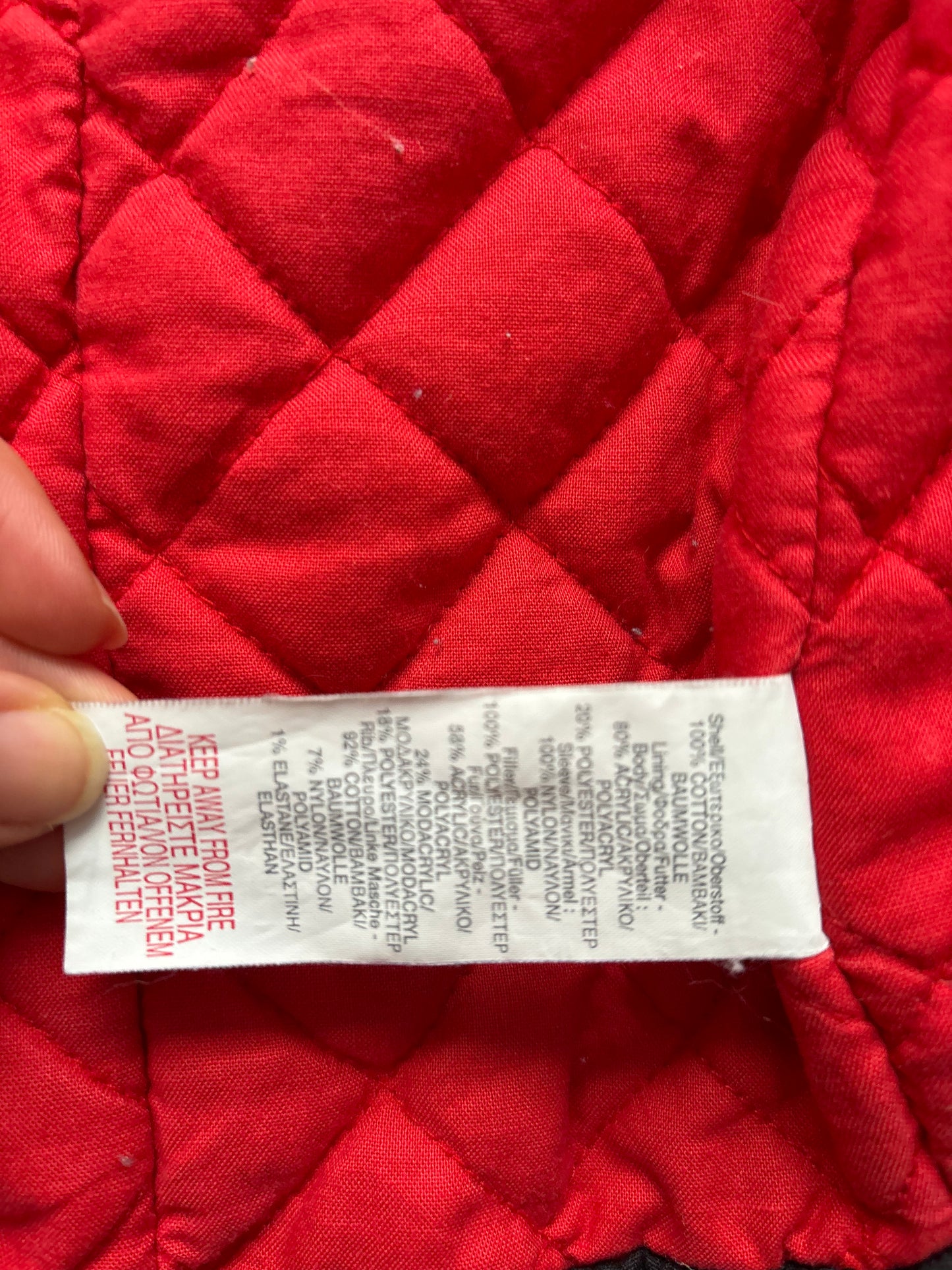 Double zip fur vintage coat