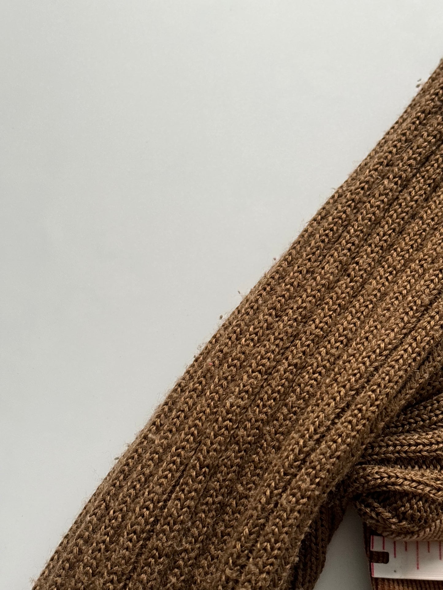 Placemi Brown Turtle neck Zip up top