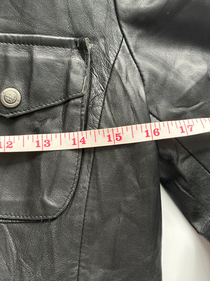 Max Studio Leather Military Jackets