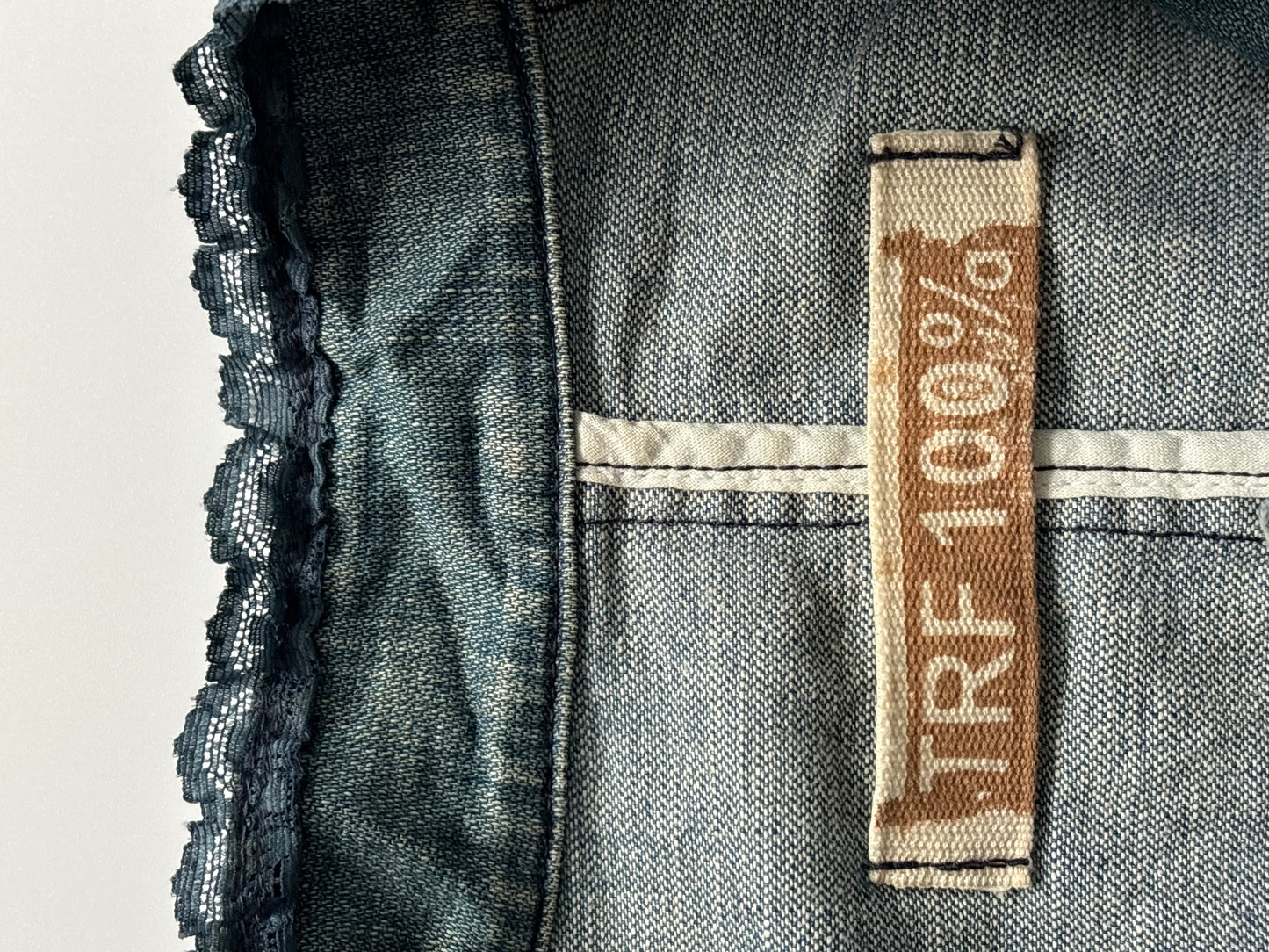 Short sleeve light denim jacket