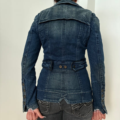 Diesel asymmetrical denim jacket