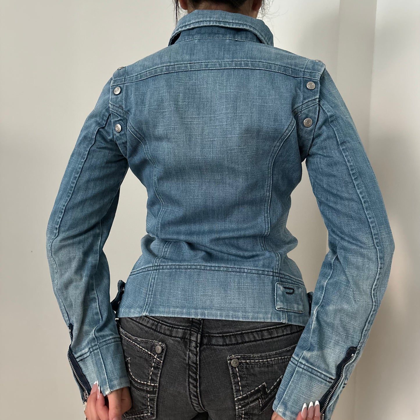 Diesel long sleeve denim jackets