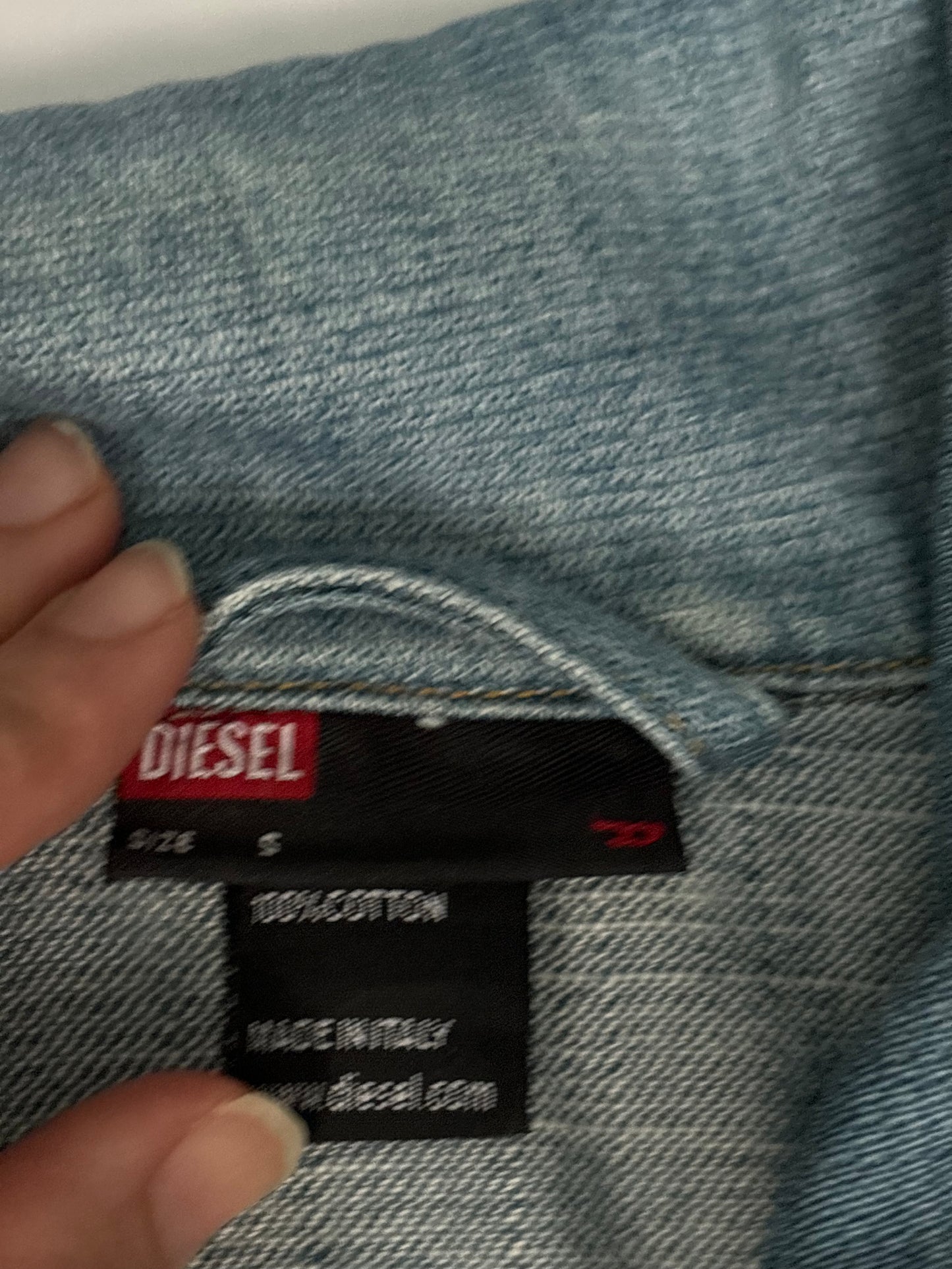 Diesel long sleeve denim jackets