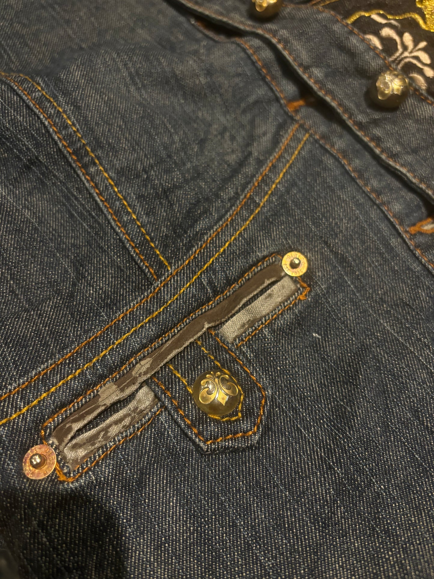 short sleeved denim jacket