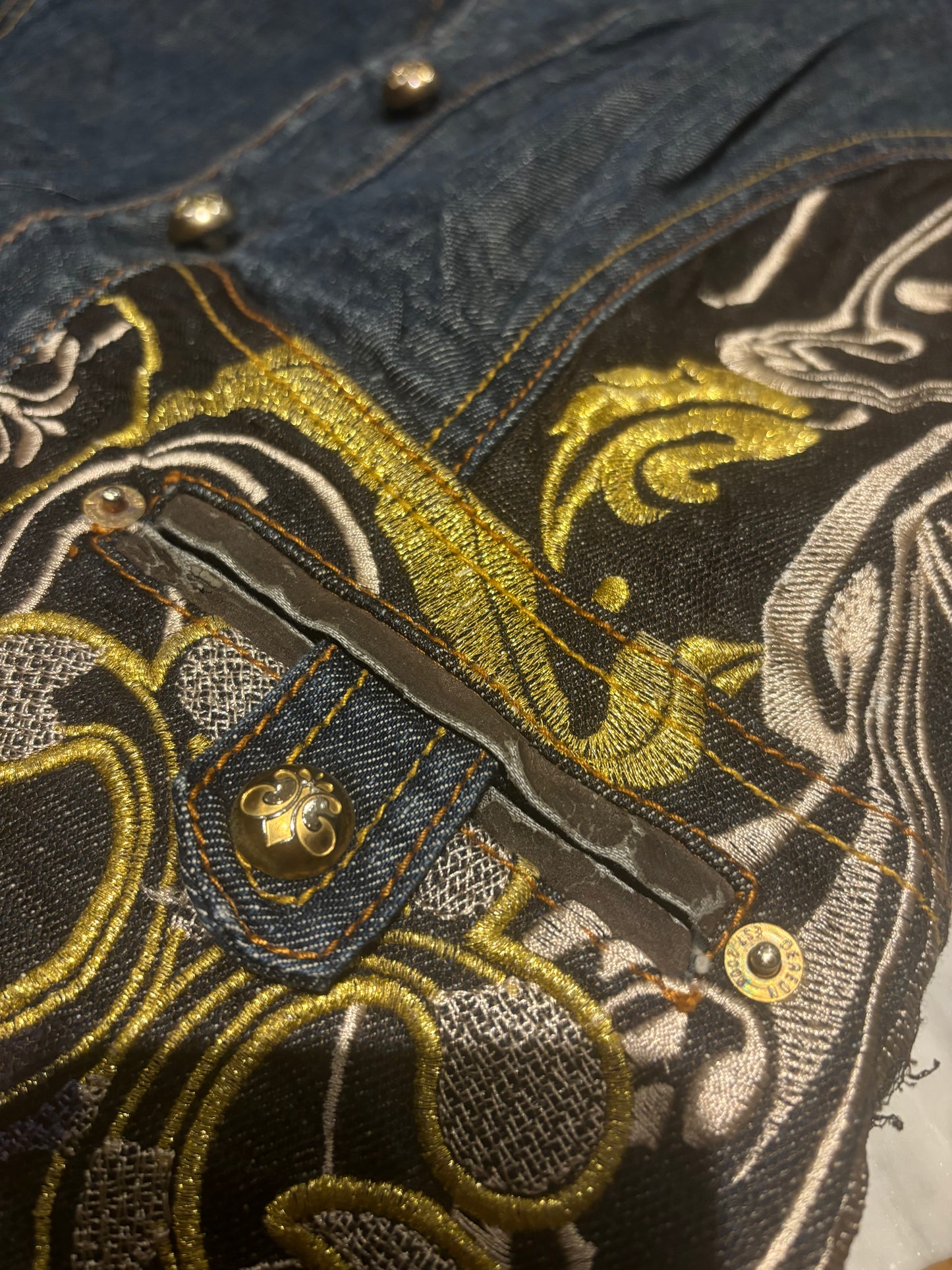 short sleeved denim jacket