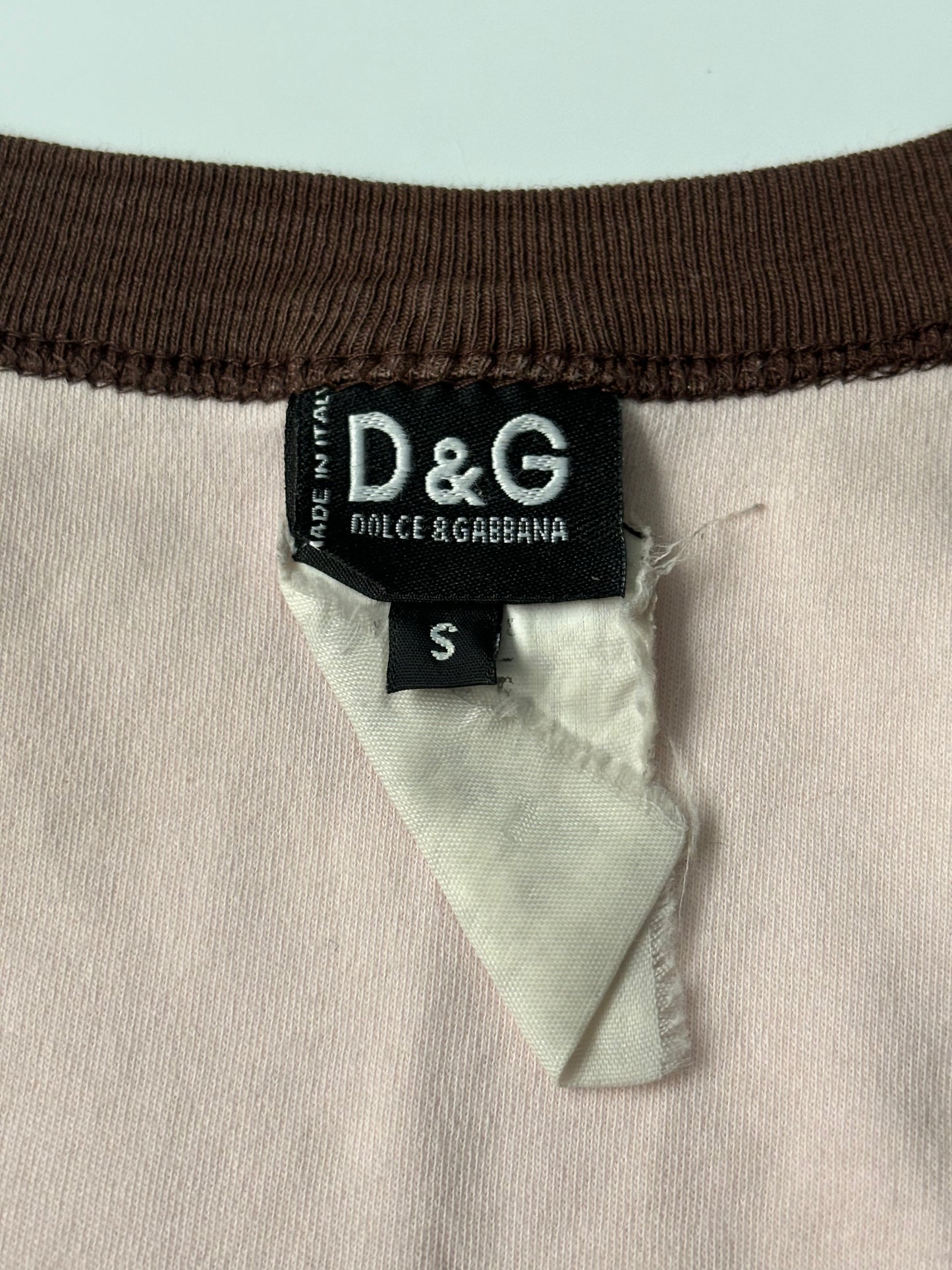 Dolce and Gabanna pink and blue cami