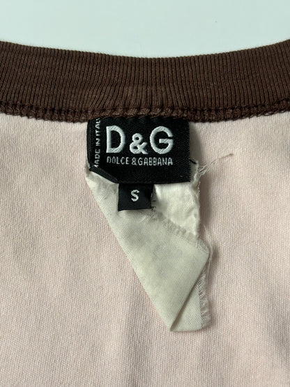 Dolce and Gabanna pink and blue cami