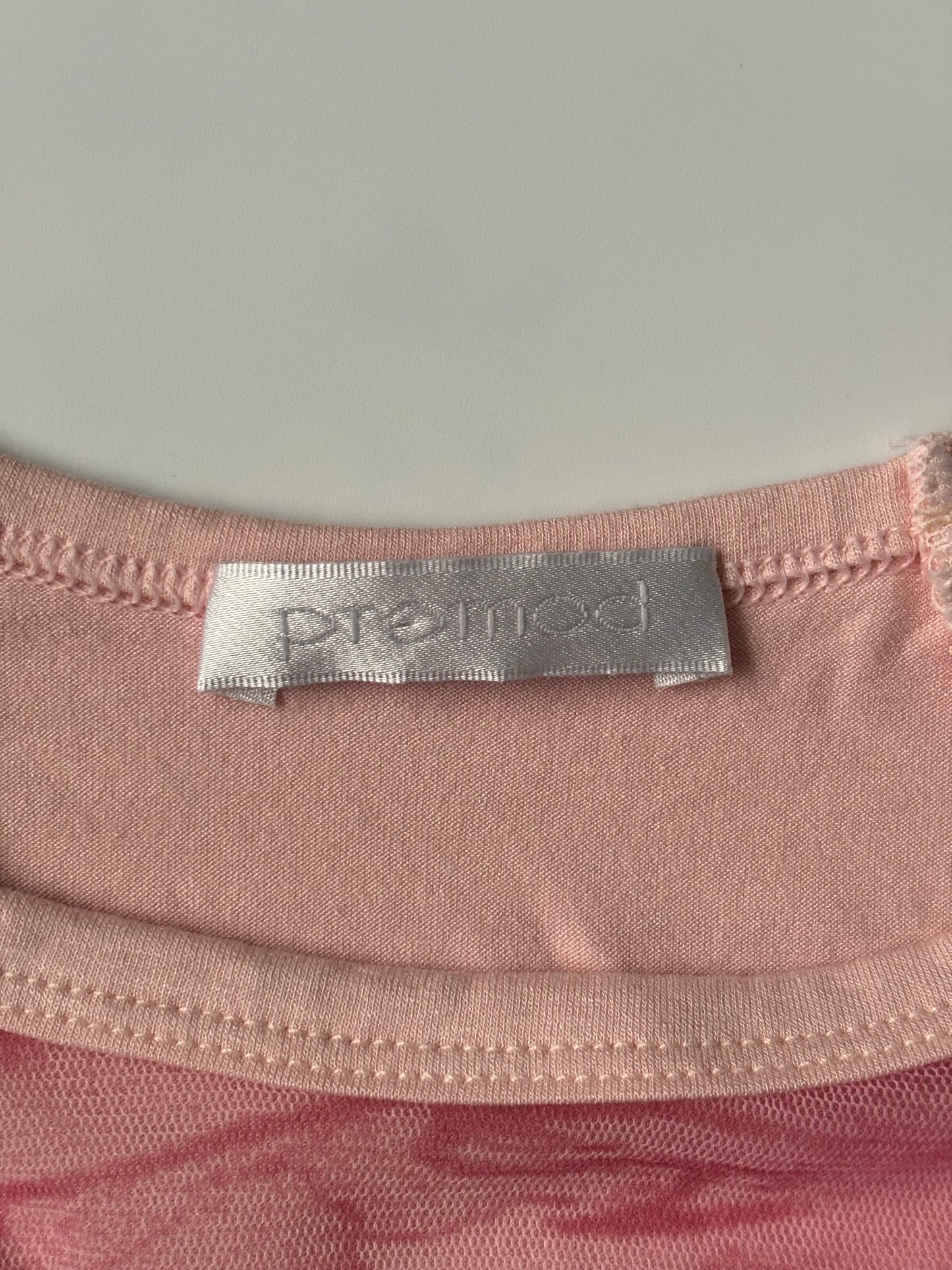 Promod pink floral top