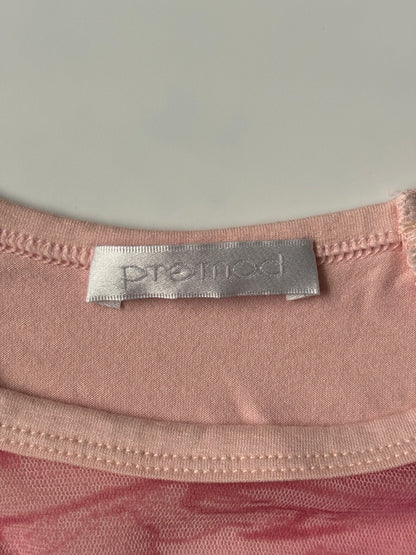 Promod pink floral top