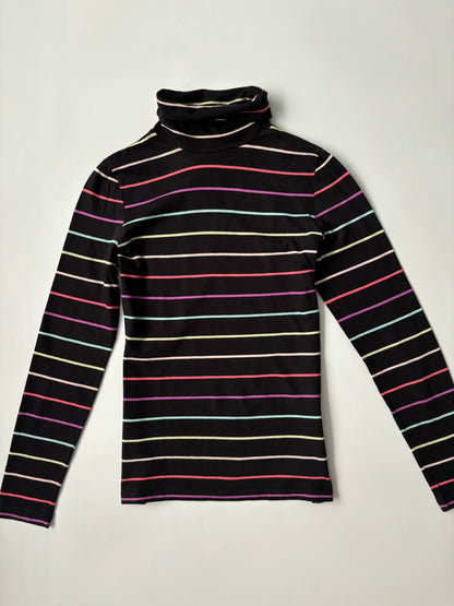 Stripped turtle neck long sleeve