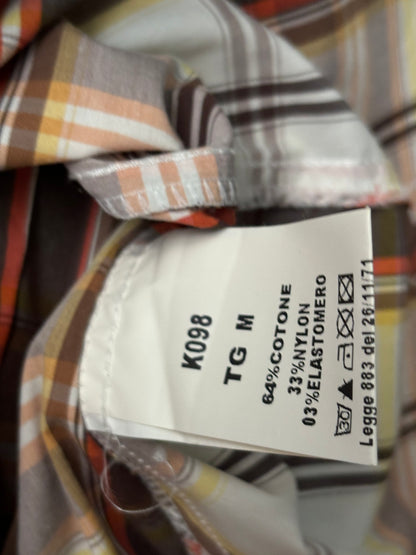 chequered office tube top