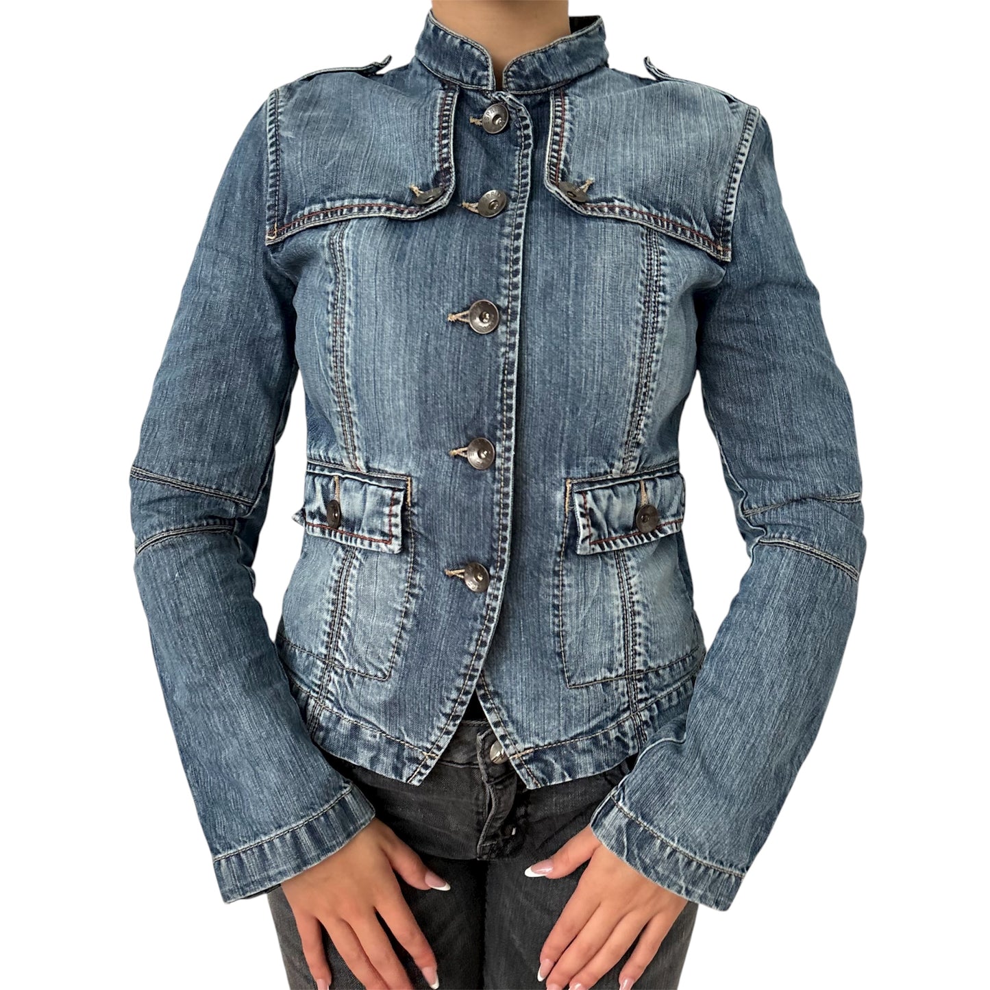 Espirit Military denim jacket