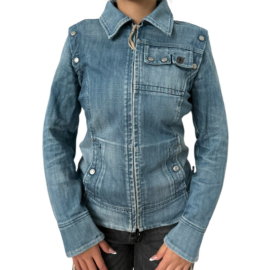 Diesel long sleeve denim jackets