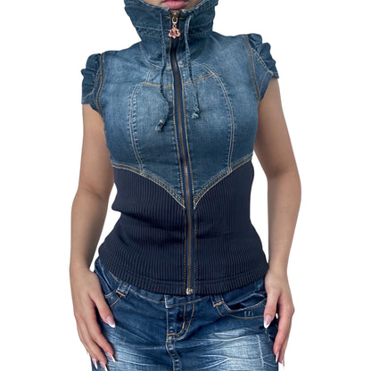 Younique Short sleeve denim jacket