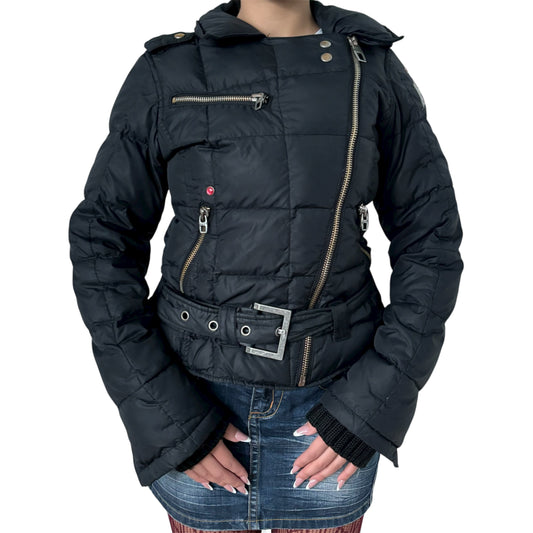 Miss Sixty Asymmetrical Puffer Jacket