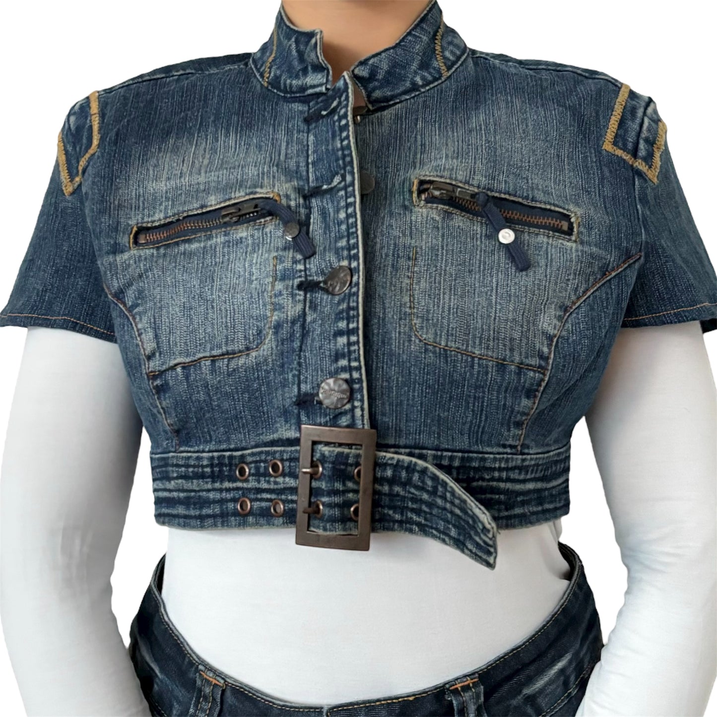 Younique Cropped denim jacket