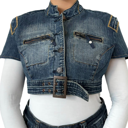 Younique Cropped denim jacket