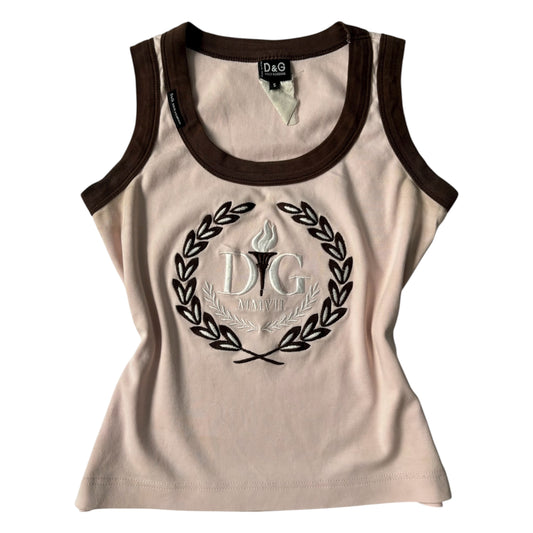 Dolce and Gabanna pink and blue cami