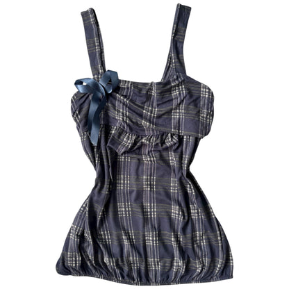 Italian Chequered blue cami