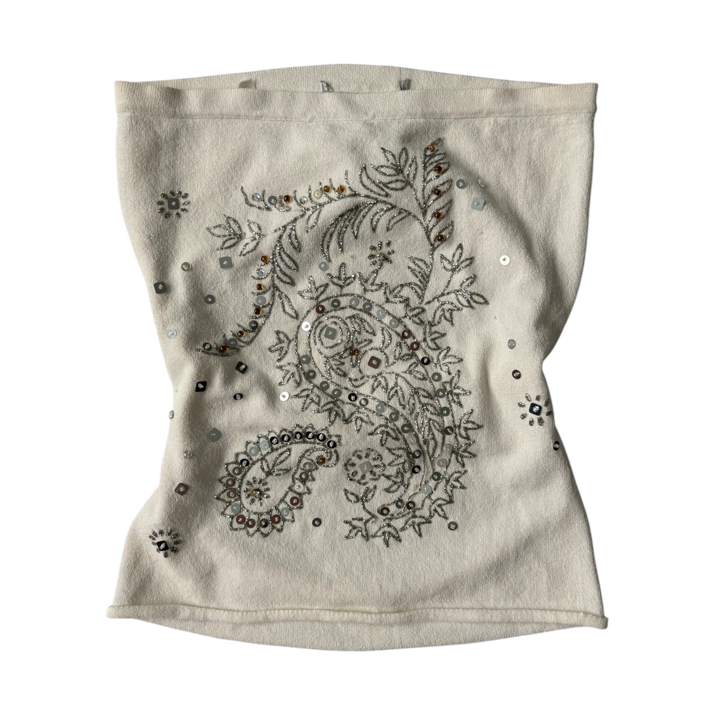 Whimsical open back tube top