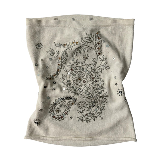 Whimsical open back tube top